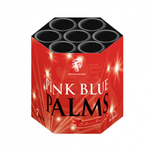 Pink Blue Palms - 7 shots