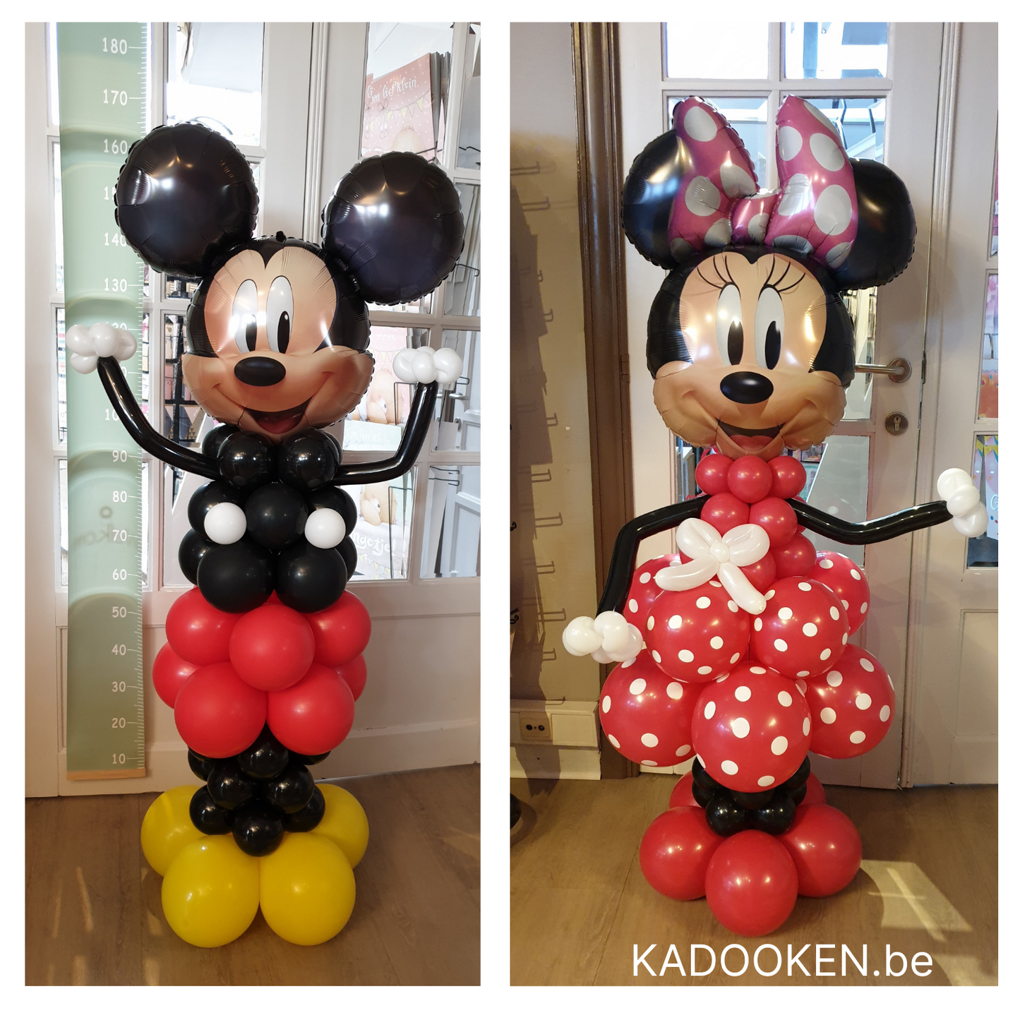 Ballonfiguur Mickey - Minnie - Bumba