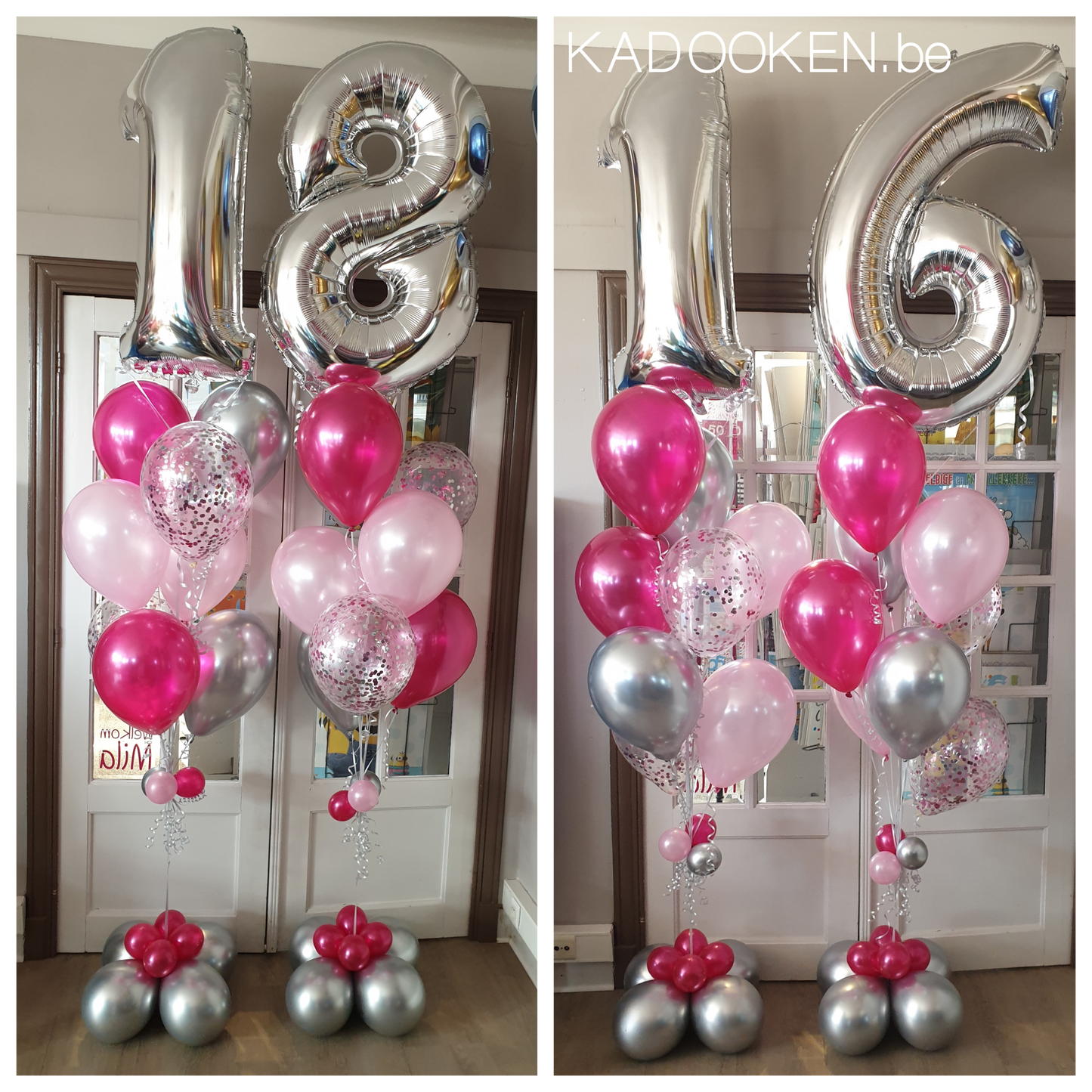 Large Glitterboeket - Prijs per cijfer