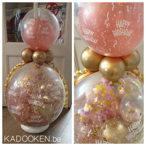 Geldballon/Geschenkballon Verjaardag